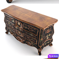 Chest of drawers VITTORIO GRIFONI 1138 3D Model Vray, Corona