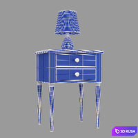Curbstone Blues, table lamp Arti Lampadari Riccardo 3D Model Corona