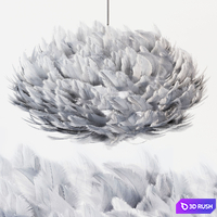 VITA copenhagen _ Plafond Eos XL light gray 3D Model Vray, Corona