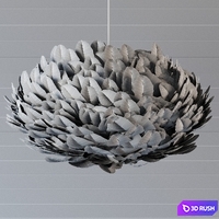 VITA copenhagen _ Plafond Eos XL light gray 3D Model Vray, Corona