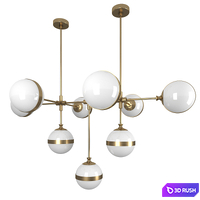 Suspended chandelier Lightstar Globo 813191 3D Model Vray
