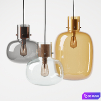 Brokiz Awa pendants set 3D Model Corona