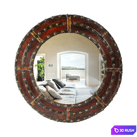 Round Ox Cart Mirror 3D Model Vray