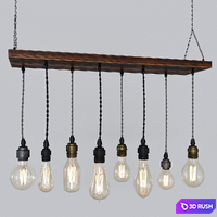 Loft Lamp 3D Model Corona