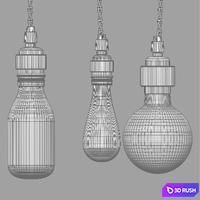 Loft Lamp 3D Model Corona