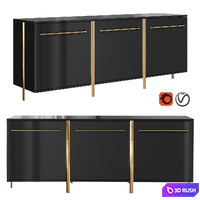 Casa Magna Versaga Sideboard 3D Model Vray, Corona