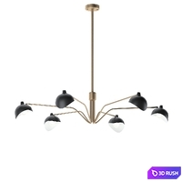 Chandelier Tyler Eichholtz 3D Model Corona