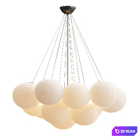 Anna chandelier 3D Model Vray