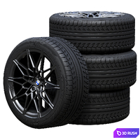 BMW Wheels 3D Model Corona