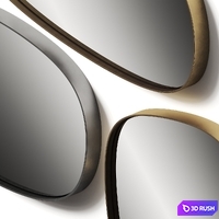 De Castelli Syro Mirror 3D Model Vray, Corona