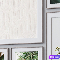 Set of wall paintings 1529 3D Model Vray, Corona