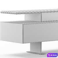 Longhi Neptune Sideboard 02 3D Model Vray, Corona