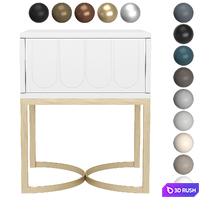 Bedside table Aapeli 3D Model Corona