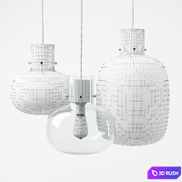 Brokiz Awa pendants set 3D Model Corona