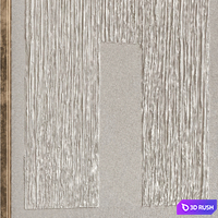 Boho Beige Textural Plaster Wall Art C-461 3D Model Vray, Corona