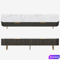 ARHAUS Finnley Low Media Console 3D Model Corona