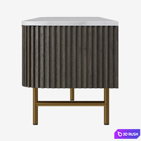 ARHAUS Finnley Low Media Console 3D Model Corona