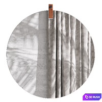 Kombu mirror set, La Redoute 3D Model Vray, Corona