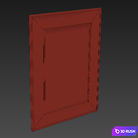 Mirror 318 3D Model Vray, Corona