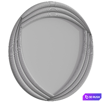 Giotto Wall Mirror 3D Model Corona