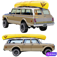 Chevrolet suburban_1970 3D Model Vray