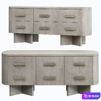 Bernhard, Trianon Dresser 3D Model Corona