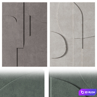 Relief 02 3D Model Corona