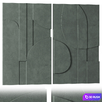 Relief 02 3D Model Corona