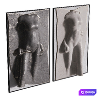 Wall panel 1 3D Model Corona