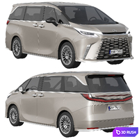 Lexus LM 2024 3D Model Corona