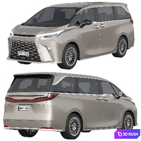 Lexus LM 2024 3D Model Corona