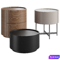 Pianca Dedalo Bedside Table 3D Model Vray, Corona