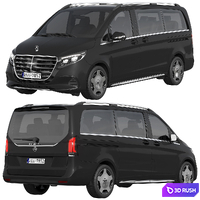 Mercedes-Benz V-Class 2024 3D Model Corona