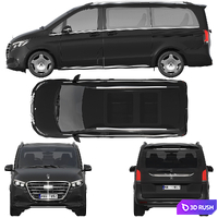Mercedes-Benz V-Class 2024 3D Model Corona