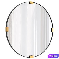 Mirror 491 3D Model Vray, Corona