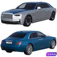 Rolls Royce Ghost Series II 2025 3D Model Corona