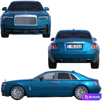 Rolls Royce Ghost Series II 2025 3D Model Corona