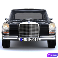 Mercedes-Benz 600 w100 Pullman 3D Model Corona