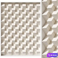3D Wall Art 003 3D Model Vray, Corona