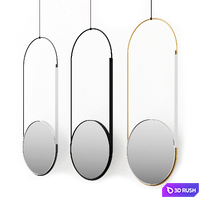 MOBILE MIRROR By Kristina Dam Studio 3D Model Vray, Corona