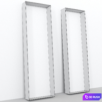 FRAME By DE CASTELLI Floor Mirror 3D Model Vray, Corona