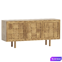 Otto Sideboard 3D Model Vray, Corona