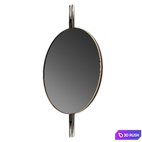 GUBI IOI Wall Mirror Ø80 by Gam Fratesi 3D Model Vray, Corona