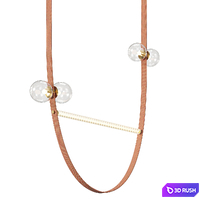 Belt Leather Ball Chandelier,Fabius 3D Model Vray, Corona