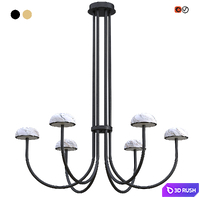 Dantonehome Yuna Pendant Light 3D Model Vray, Corona