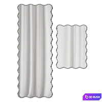 Coquille Metallic Mirror 3D Model Corona
