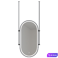 Mirror on a rod with backlight 3D Model Vray, Corona