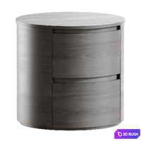 ORBIT Bedside table By Kristalia 3D Model Corona