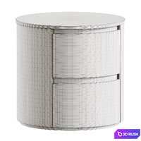 ORBIT Bedside table By Kristalia 3D Model Corona