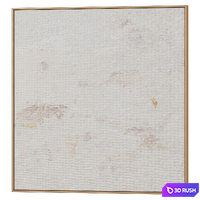 Set of 3 Abstract Paintings in Frames - Different Sizes 0123 3D Model Corona